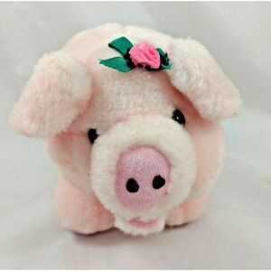 Embrace Pink Pig Plush 6 Inch Platinum Management Inc Stuffed Animal toy